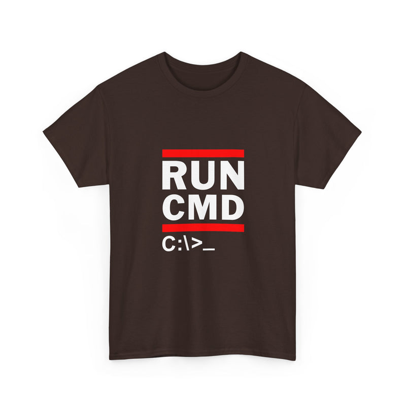 Run CMD T-Shirt, Geek T-Shirt, Nerd Shirt, Tech Humor Tee, Programmer Gift, Coding Tee, IT Humor Shirt, Funny Computer Shirt