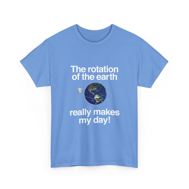 Earth Rotation T-Shirt, Science Geek Tee, Nerd Shirt, Astronomy Gift, Planet Earth Shirt, Space Humor, Science Lover Apparel, Celestial Art