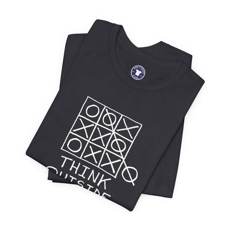 Think Outside The Box - Premium Unisex Crewneck T-Shirt