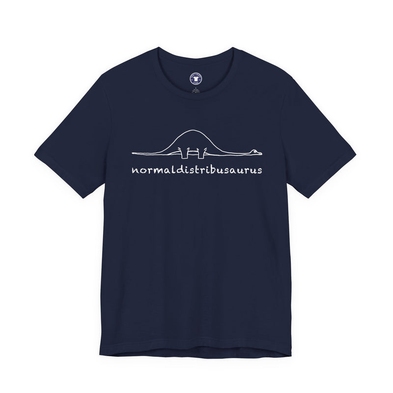 Math Statistics - Normaldistribusaurus - Premium Unisex Crewneck T-Shirt