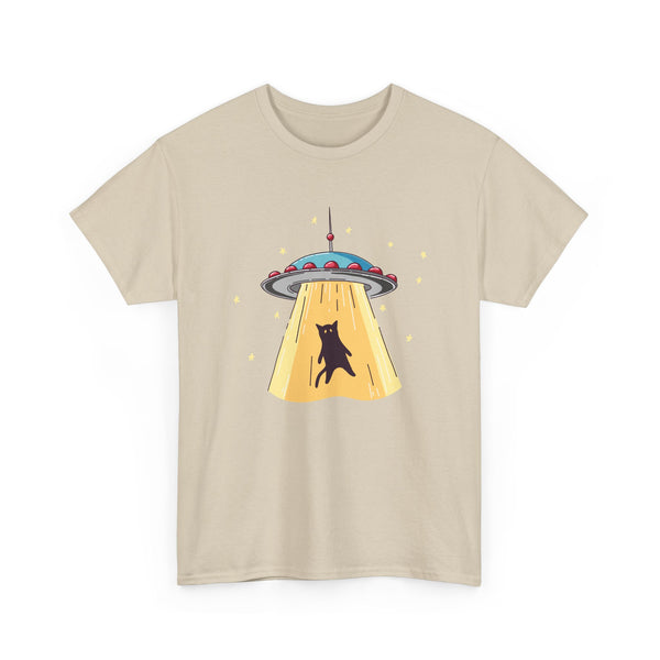 Cat Ufo Abduction - Ufo Shirt - Regular Unisex Crewneck T-Shirt