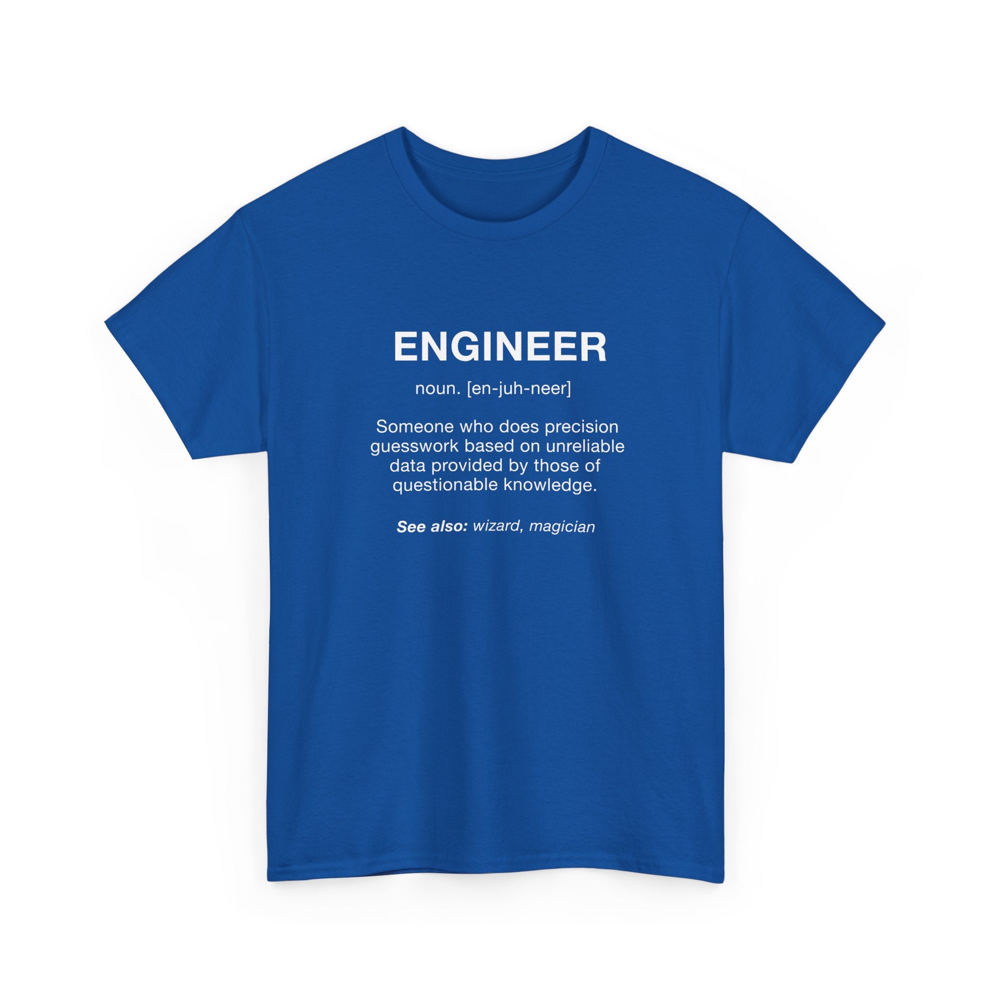 Engineer Noun - Engineering Shirt -  Unisex Crewneck T-Shirt