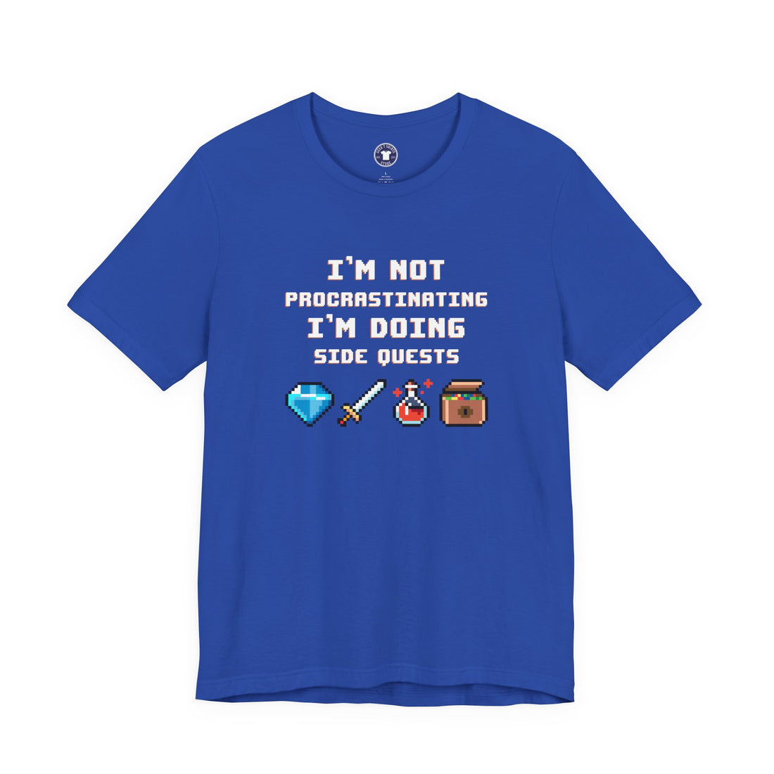I'm Not Procrastinating I'm Doing Side Quests - Premium Unisex Crewneck T-Shirt
