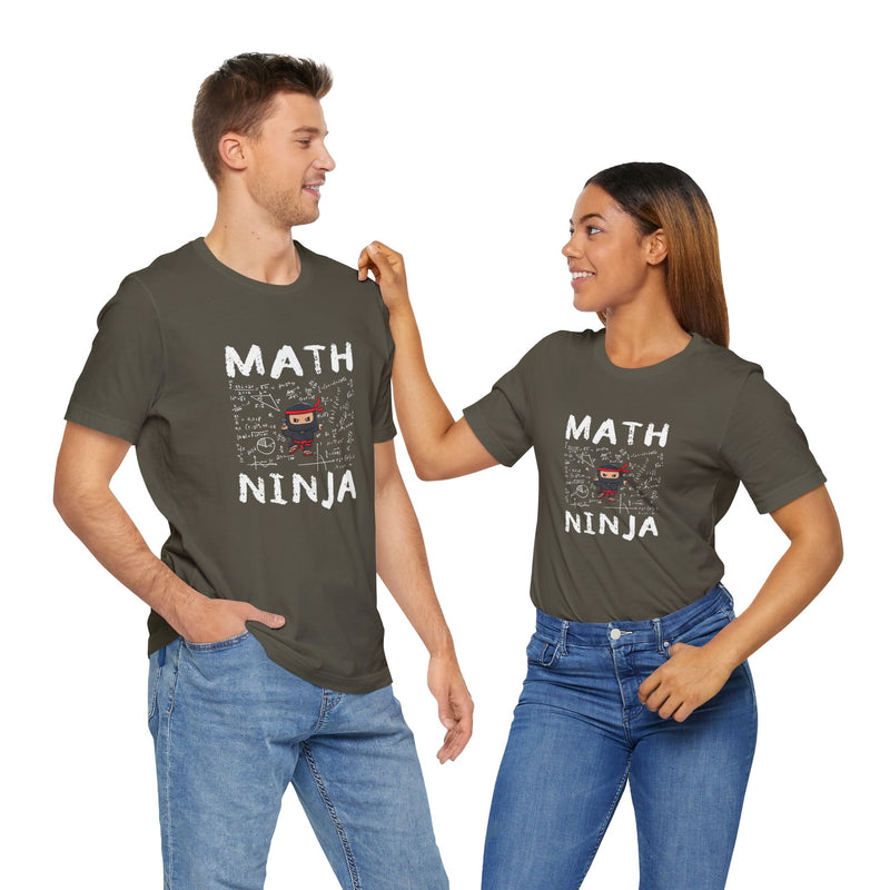 Math Ninja - Math Teacher - Premium Unisex Crewneck T-Shirt
