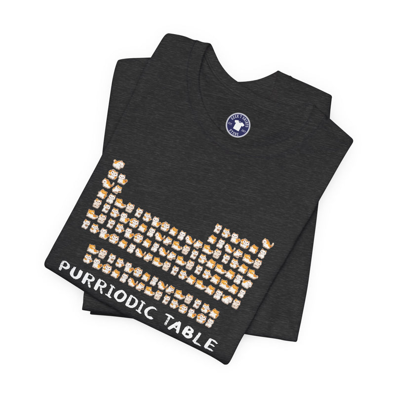 Purriodic Table - Premium Unisex Crewneck T-Shirt