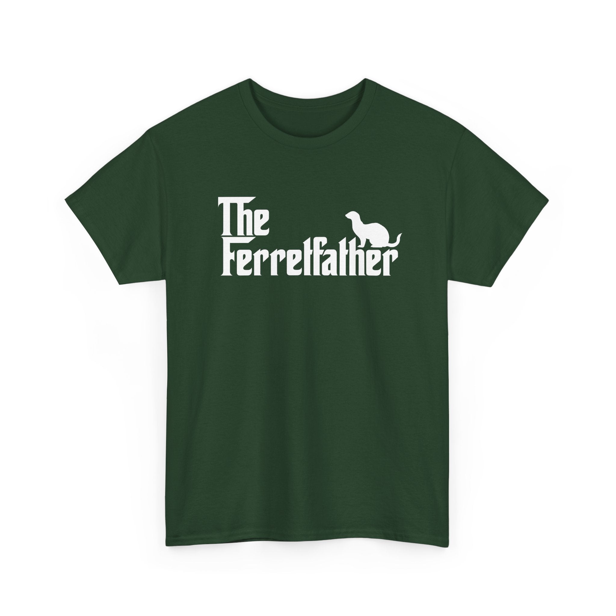Funny Ferret Shirt The Ferretfather Ferret Dad Gift - Unisex Regular Crewneck T-Shirt