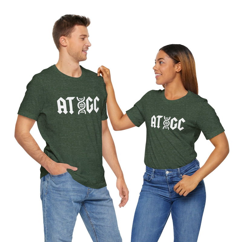 ATGC Dna Molecule - Science Shirt - Dna Shirt - Premium Unisex Crewneck T-Shirt