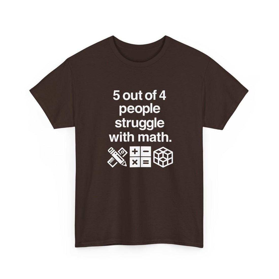 Five Out Of Four People -  Unisex Regular Crewneck T-Shirt