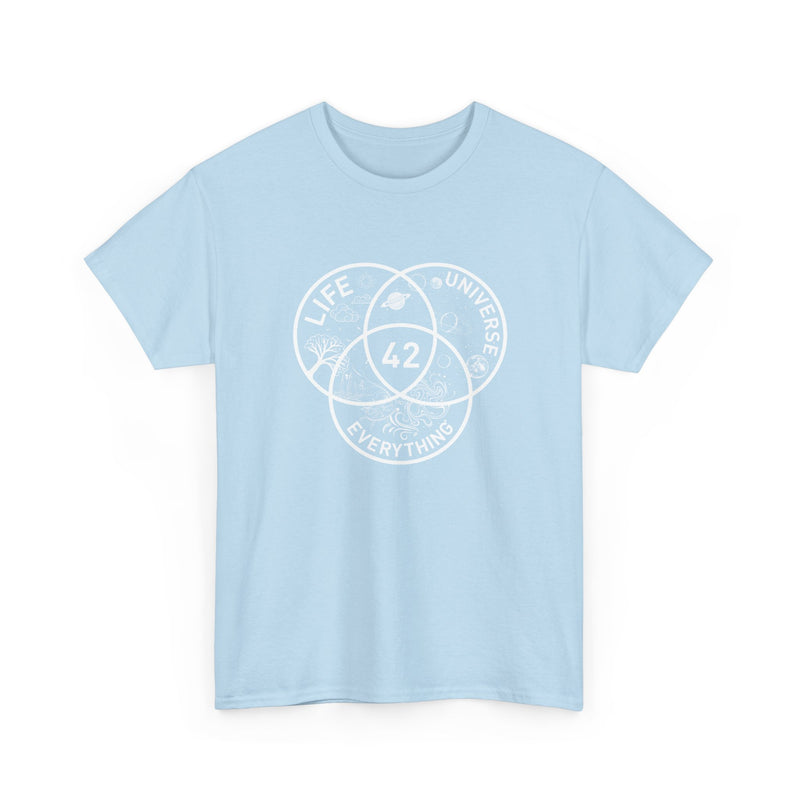 42 Answer To Life The Universe And Everything - White Version - Regular Unisex Crewneck T-Shirt