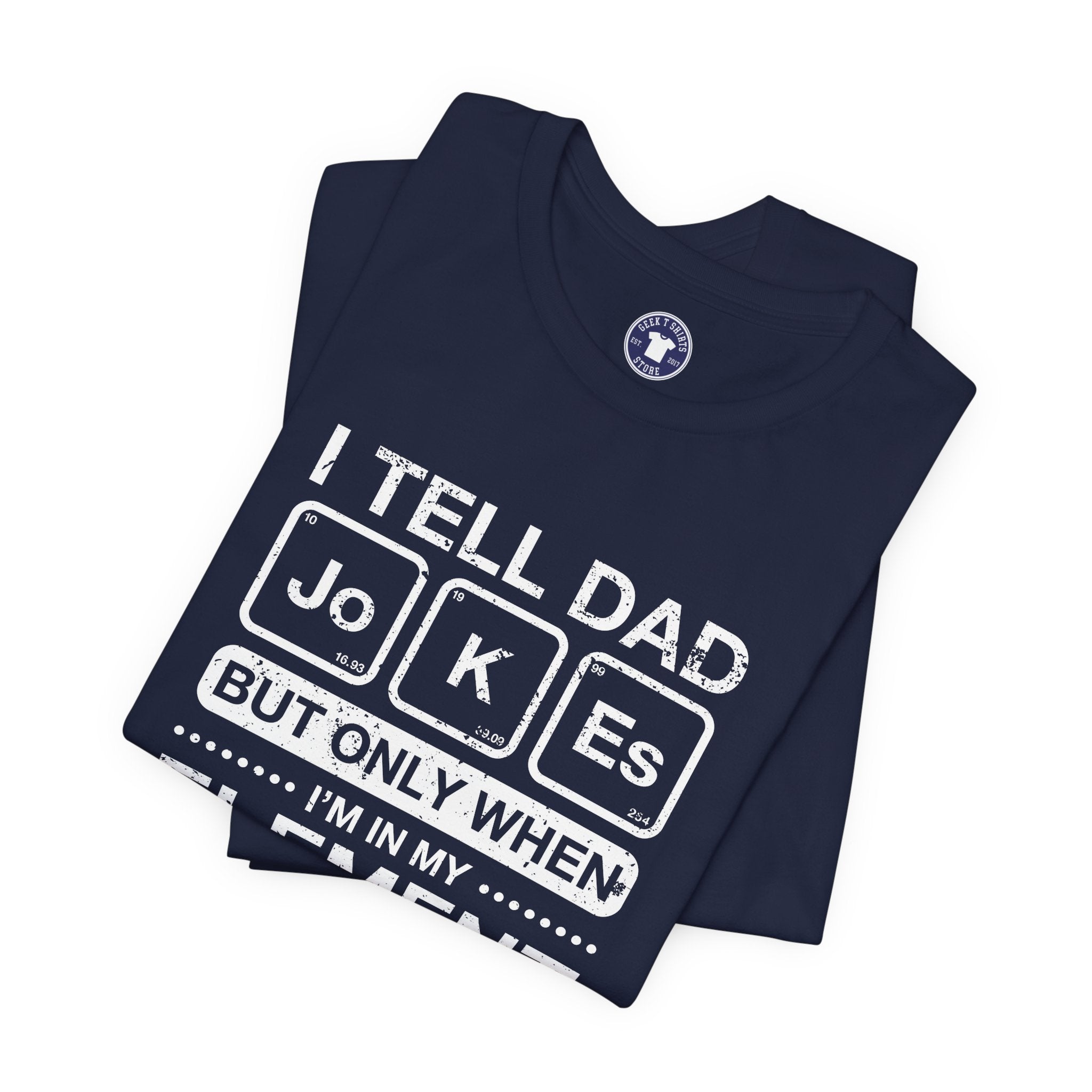 I Tell Dad Jokes - But Only When I'm In My Element - Premium Unisex Crewneck T-Shirt