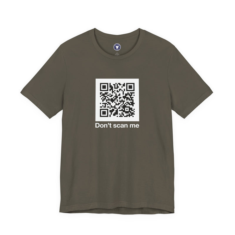 Qr Code Prank - Rick Astley - Dont Scan Me - Premium Unisex Crewneck T-Shirt
