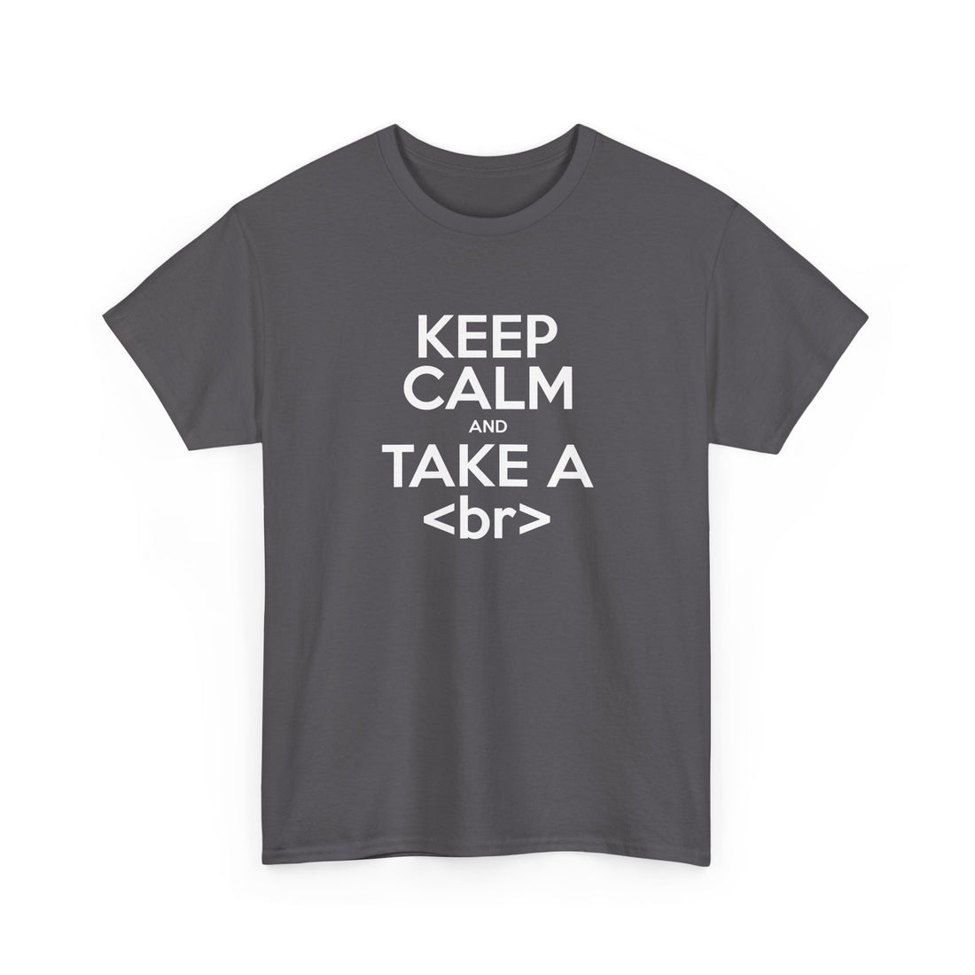 Keep Calm And Take A Break - Computer Shirt - Regular Unisex Crewneck T-Shirt