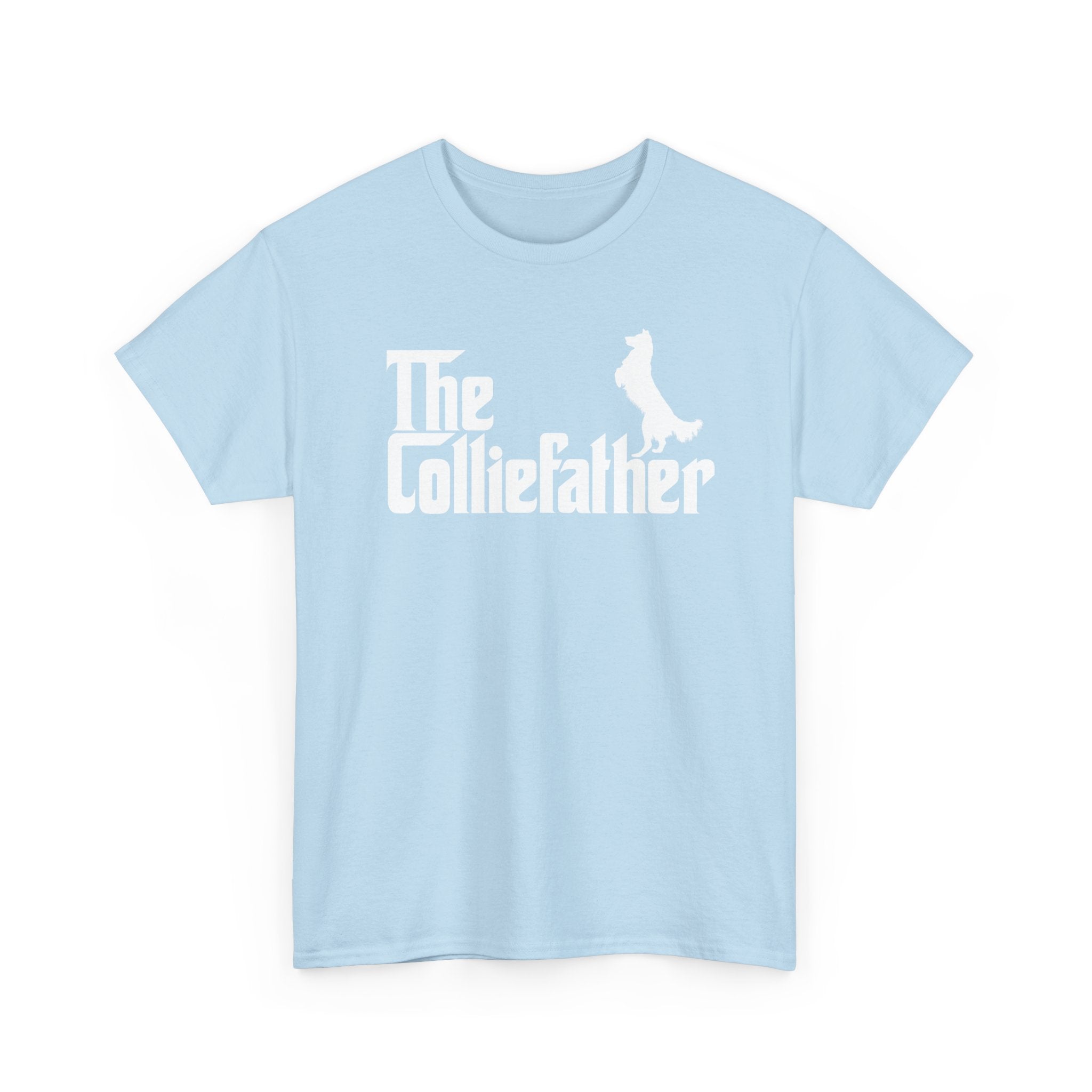 Funny Border Collie Shirt The Colliefather Border Collie Dad Gift - Unisex Regular Crewneck T-Shirt