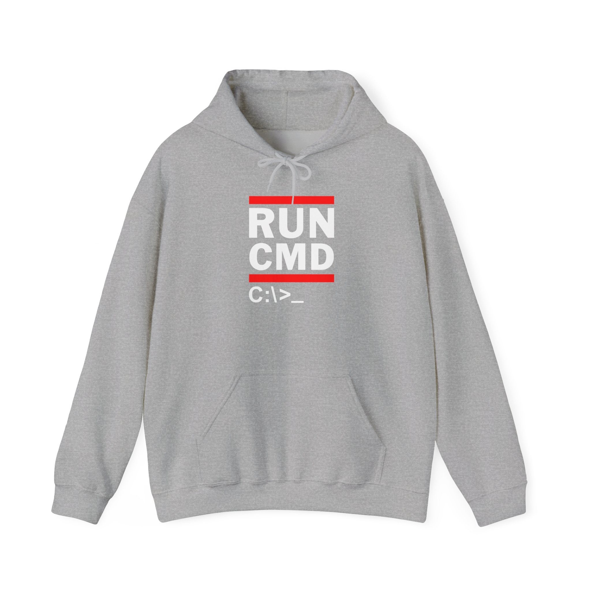 Run Cmd C - IT Hoodie - Funny Coder Hoodie - Ms-Dos - Unisex Hooded Sweatshirt