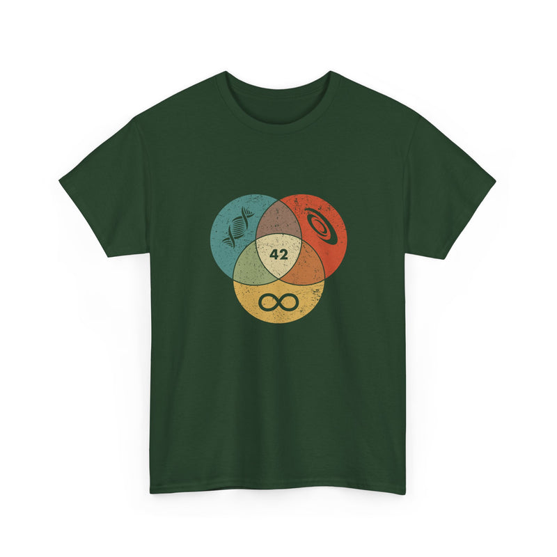 42 Answer To Life The Universe And Everything - Color Version - Regular Unisex Crewneck T-Shirt