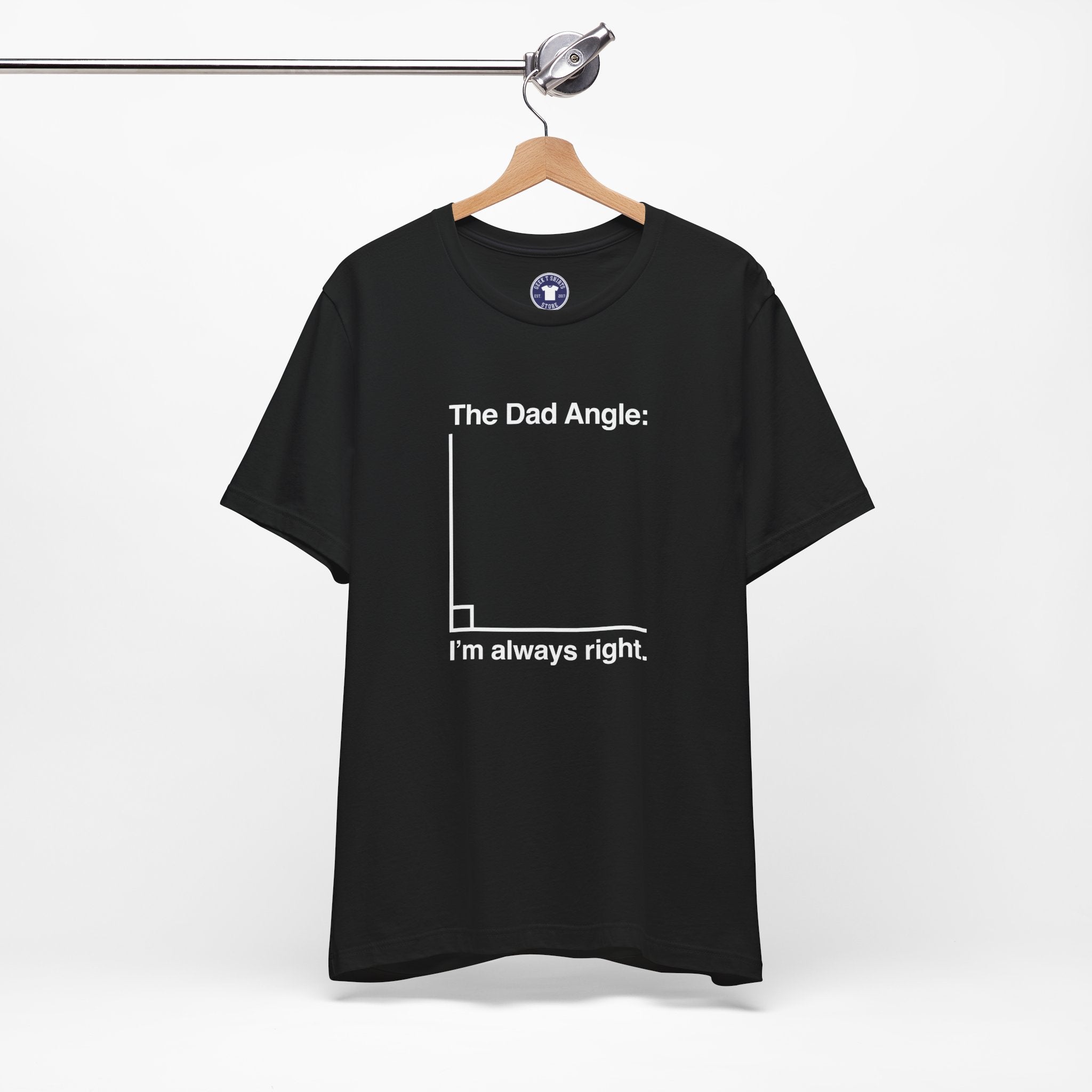 The Dad Angle Math Shirt - Geeky Father's Day Shirt - Premium Unisex Crewneck T-Shirt