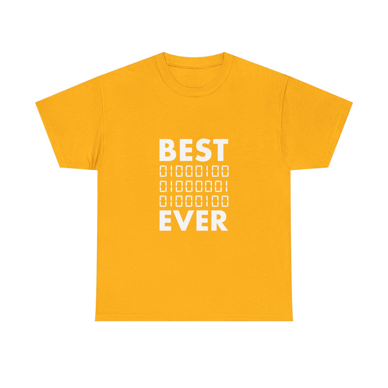 Geek T-Shirt Best Ever Binary Code Shirt, Nerd Shirt, Coding Gift, Programmer Tee, Tech Humor Apparel, Computer Science Top, Fun Geek Wear