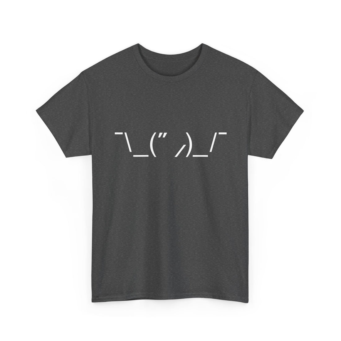 T-Shirt with Quirky ASCII Art Face, Geek T-Shirt, Nerd Shirt, Minimalist Emoticon Tee, Fun Text Art Gift, Casual Statement Shirt