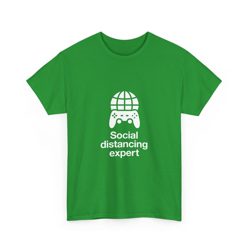 Social Distancing Expert T-Shirt, Gamer Tee, Video Game Controller Shirt, Geek T-Shirt, Nerd Shirt, Social Gamer Gift, Online Gaming Apparel