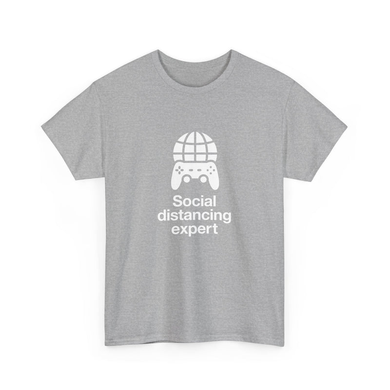 Social Distancing Expert - Regular Unisex Crewneck T-Shirt