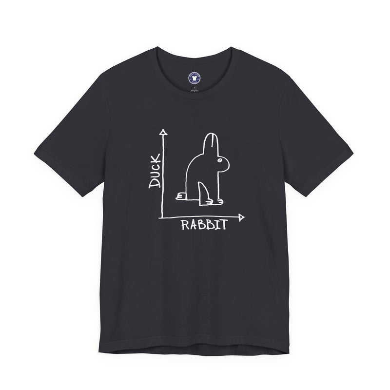 Rabbit-Duck Paradox - Premium Unisex Crewneck T-Shirt