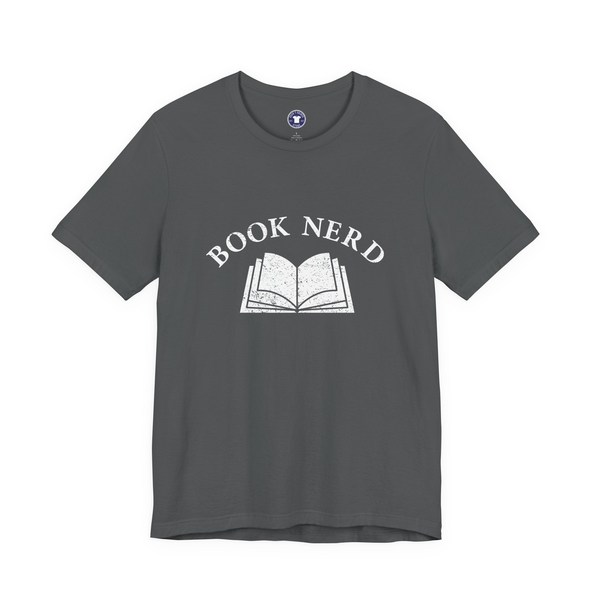 Book Nerd - Premium Unisex Crewneck T-Shirt