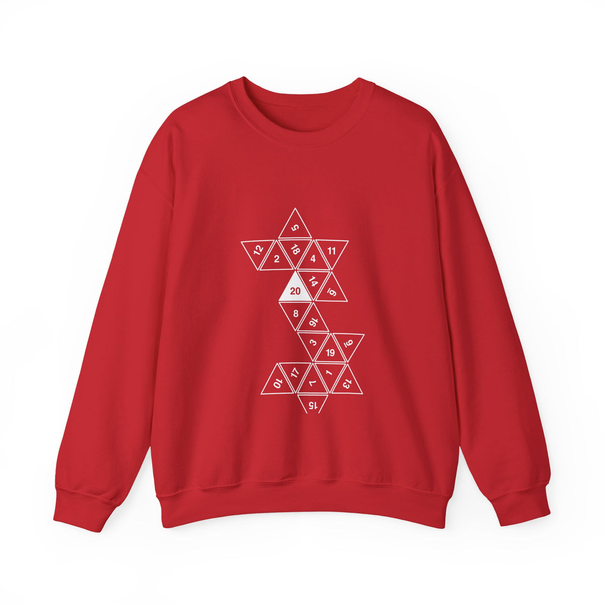 20 Sided Die Sweatshirt