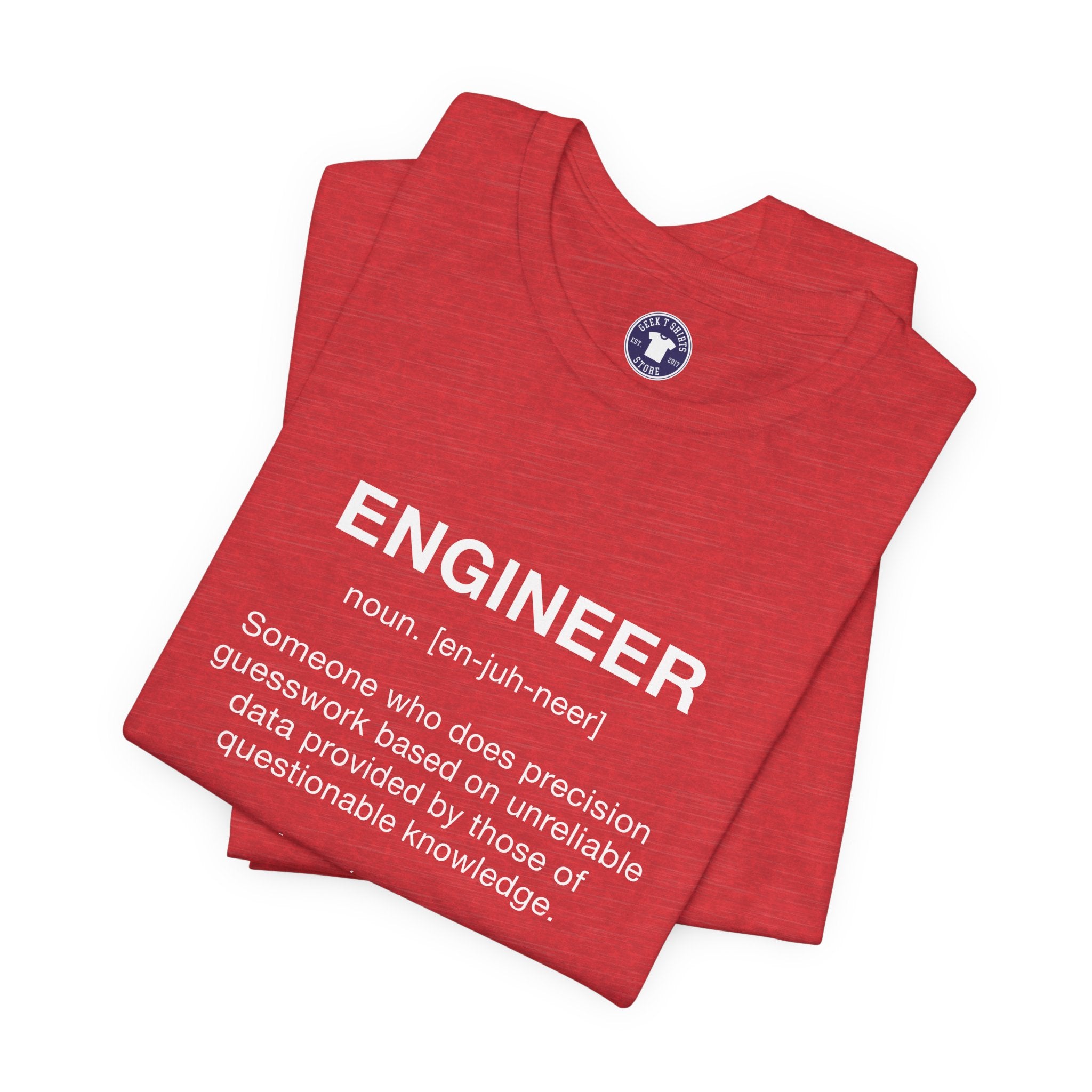 Engineer Noun - Engineering Shirt - Premium Unisex Crewneck T-Shirt