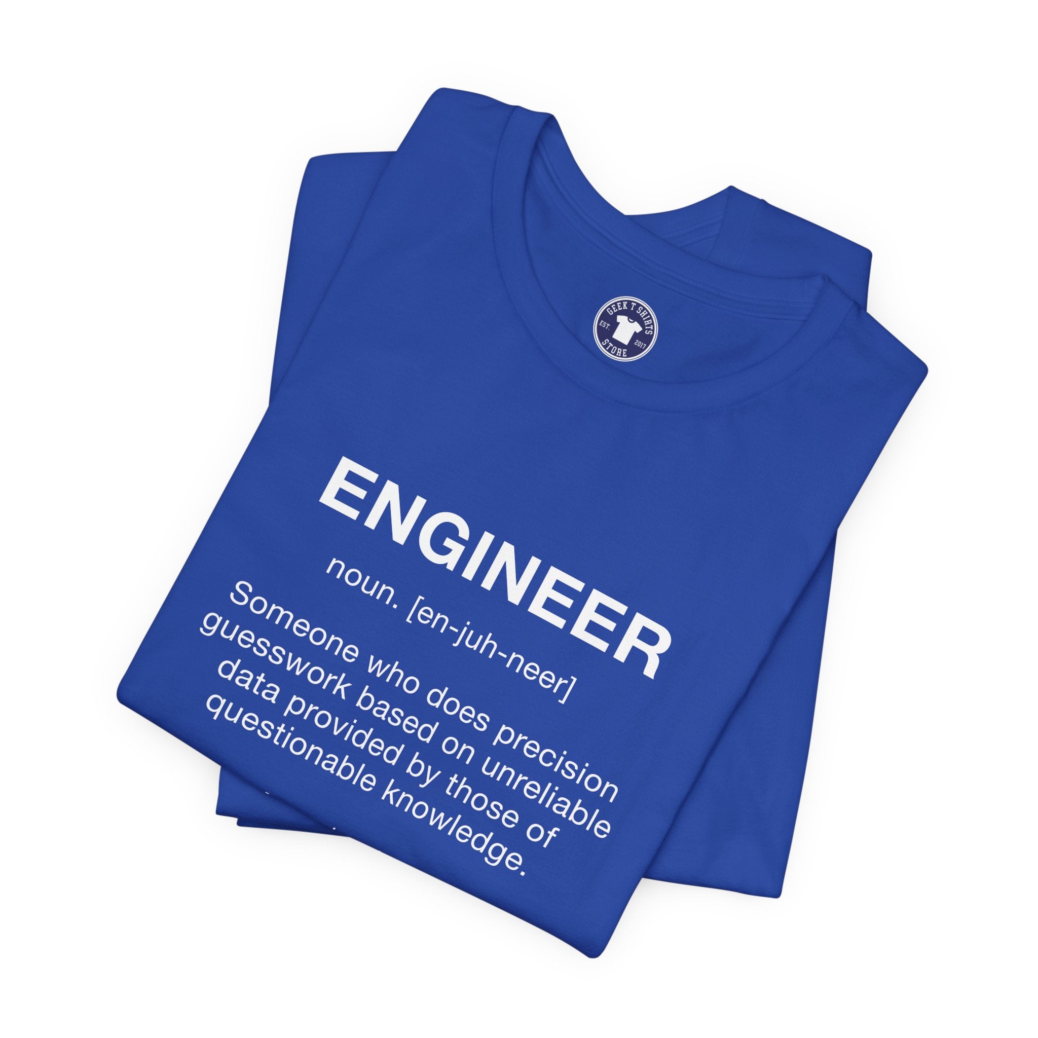 Engineer Noun - Engineering Shirt - Premium Unisex Crewneck T-Shirt