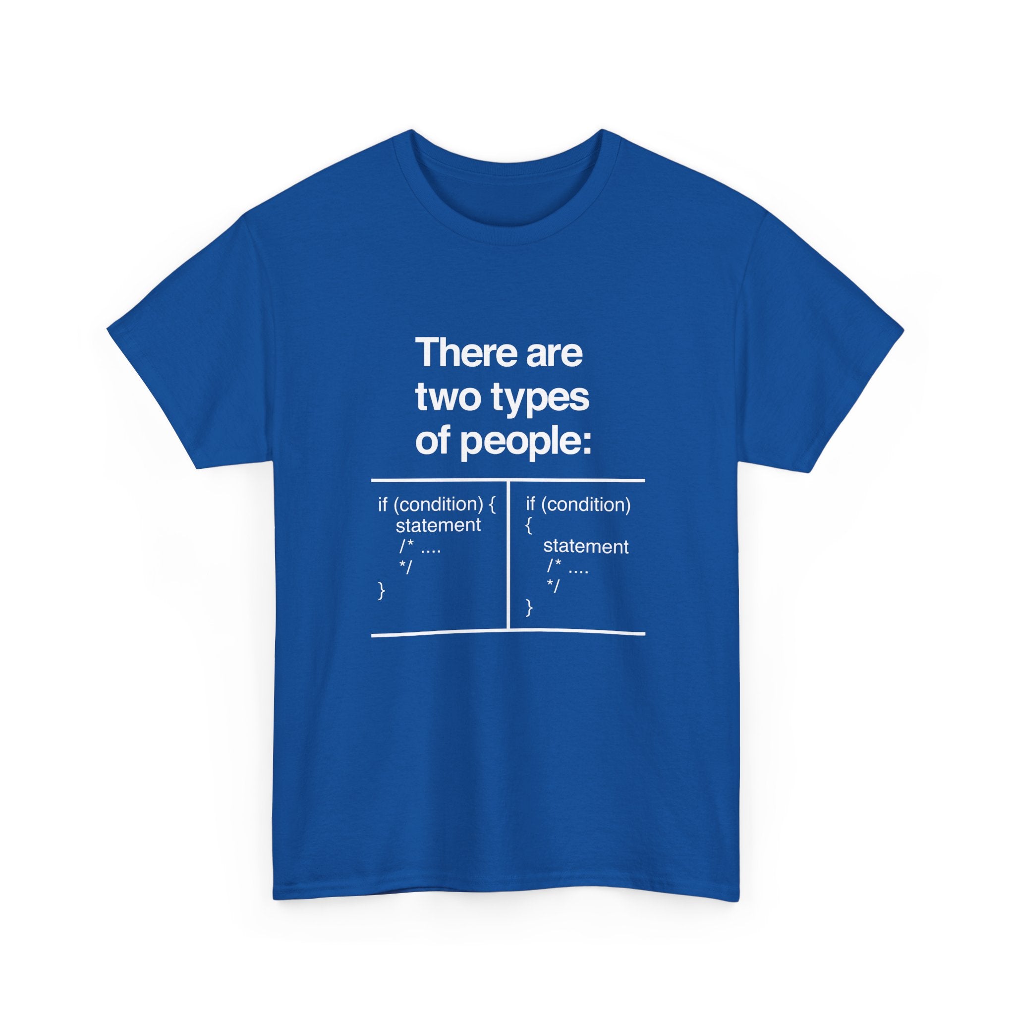 There Are Two Types Of People - Code Shirt -  Unisex Crewneck T-Shirt