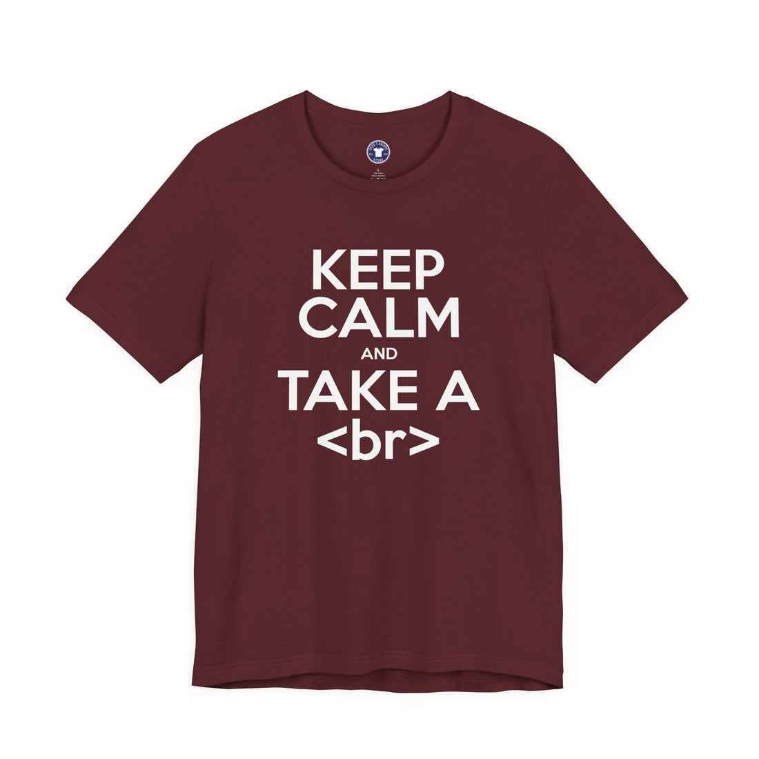 Keep Calm And Take A Break - Computer Shirt - Premium Unisex Crewneck T-Shirt