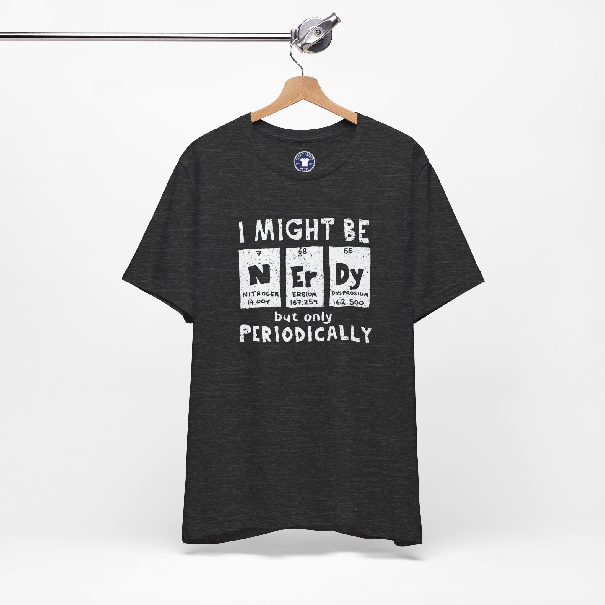 I Might Be Nerdy Periodically - Premium Unisex Crewneck T-Shirt
