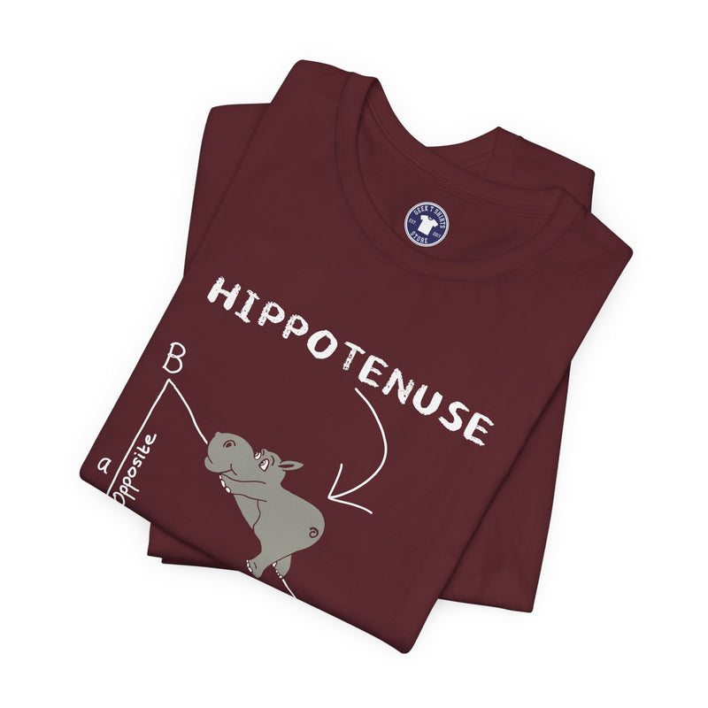 Geometry Hippotenuse Hypotenuse - Premium Unisex Crewneck T-Shirt