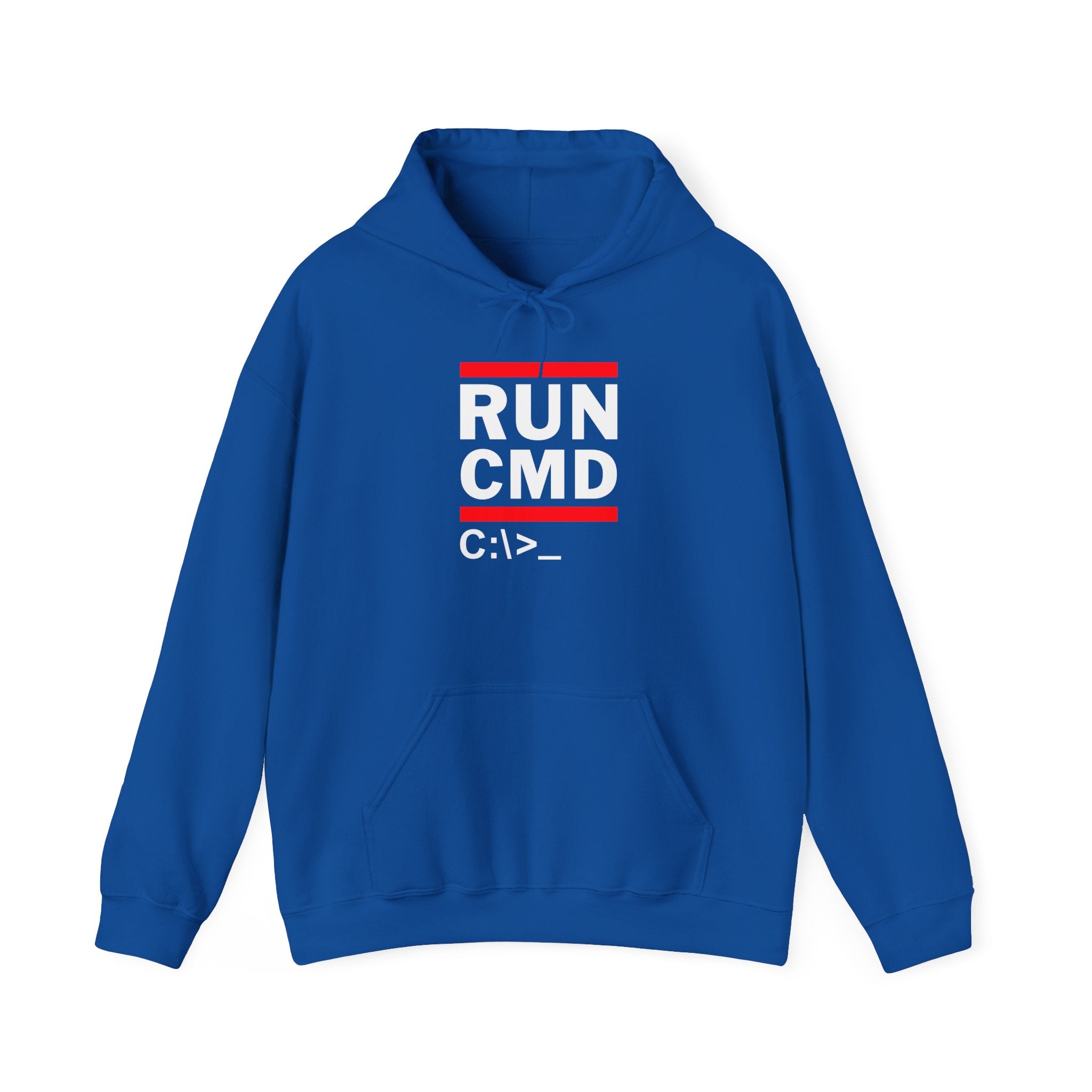 Run Cmd C - IT Hoodie - Funny Coder Hoodie - Ms-Dos - Unisex Hooded Sweatshirt