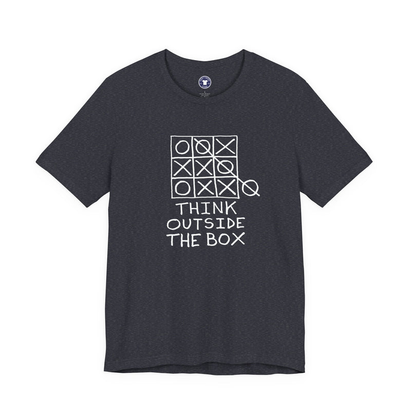 Think Outside The Box - Premium Unisex Crewneck T-Shirt