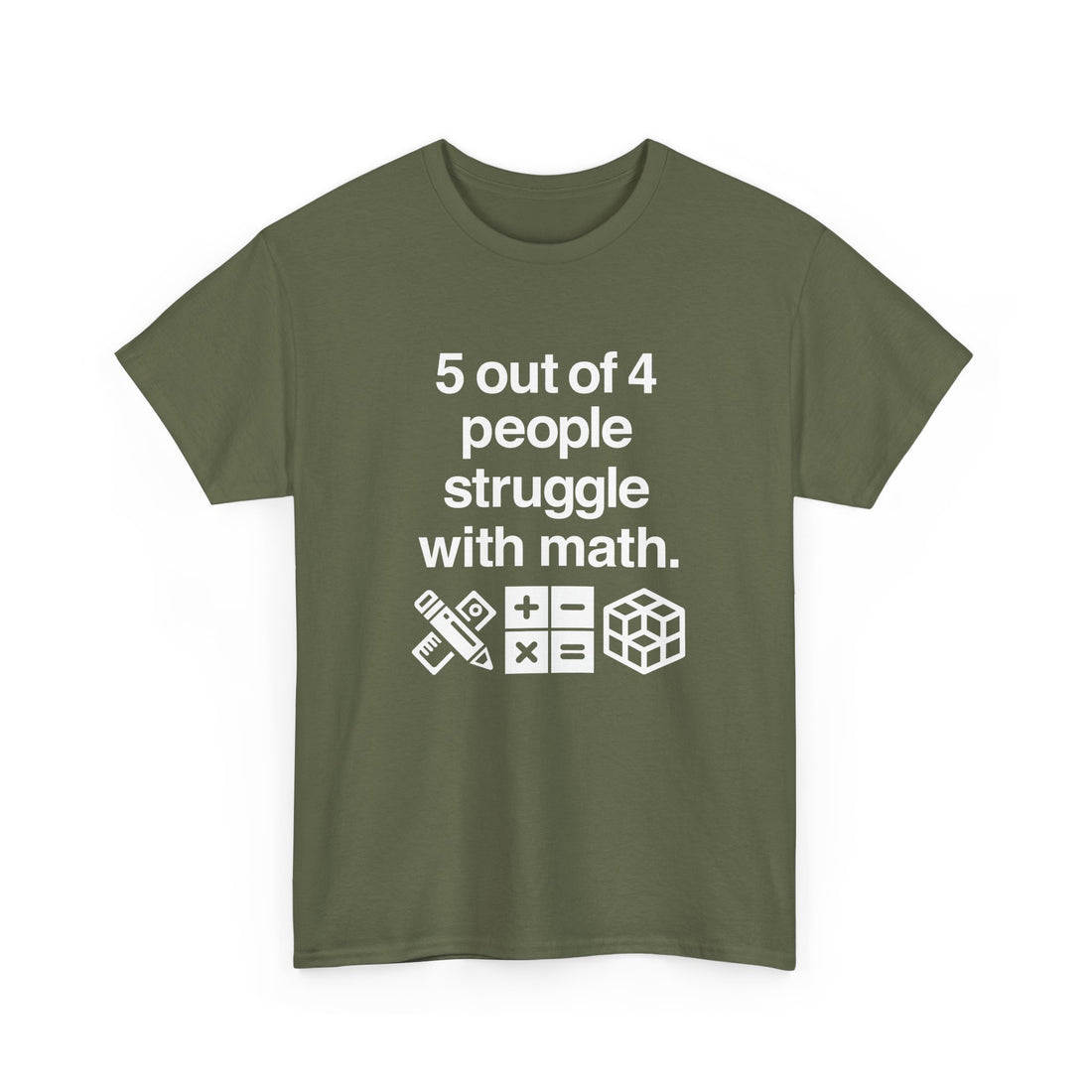 Five Out Of Four People - Regular Unisex Crewneck T-Shirt