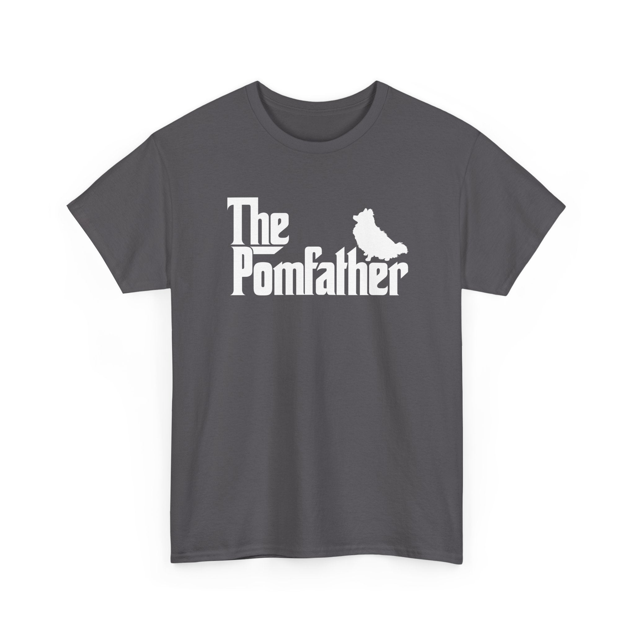 Funny Pomeranian Shirt The Pomfather Pomeranian Dog Dad Gift - Unisex Regular Crewneck T-Shirt