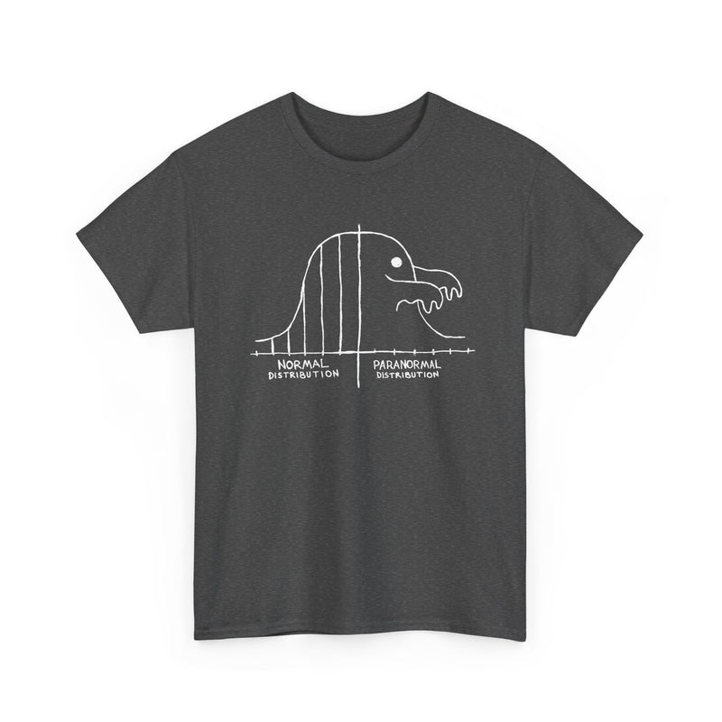 Math Statistics Paranormal Distribution Ghost - Regular Unisex Crewneck T-Shirt