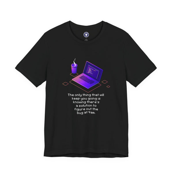 Figure Out The Bug At 4am - Premium Unisex Crewneck T-Shirt