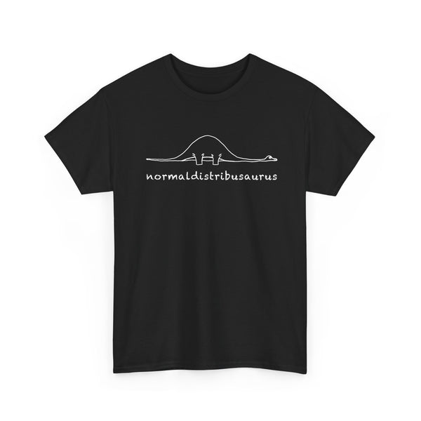 Math Statistics Normal Distribution Dinosaur - Normaldistribusaurus - Regular Unisex Crewneck T-Shirt