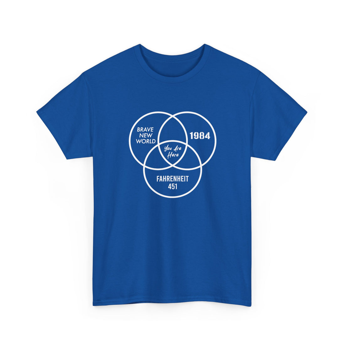 You Are Here - Dystopian Books - Regular Unisex Crewneck T-Shirt