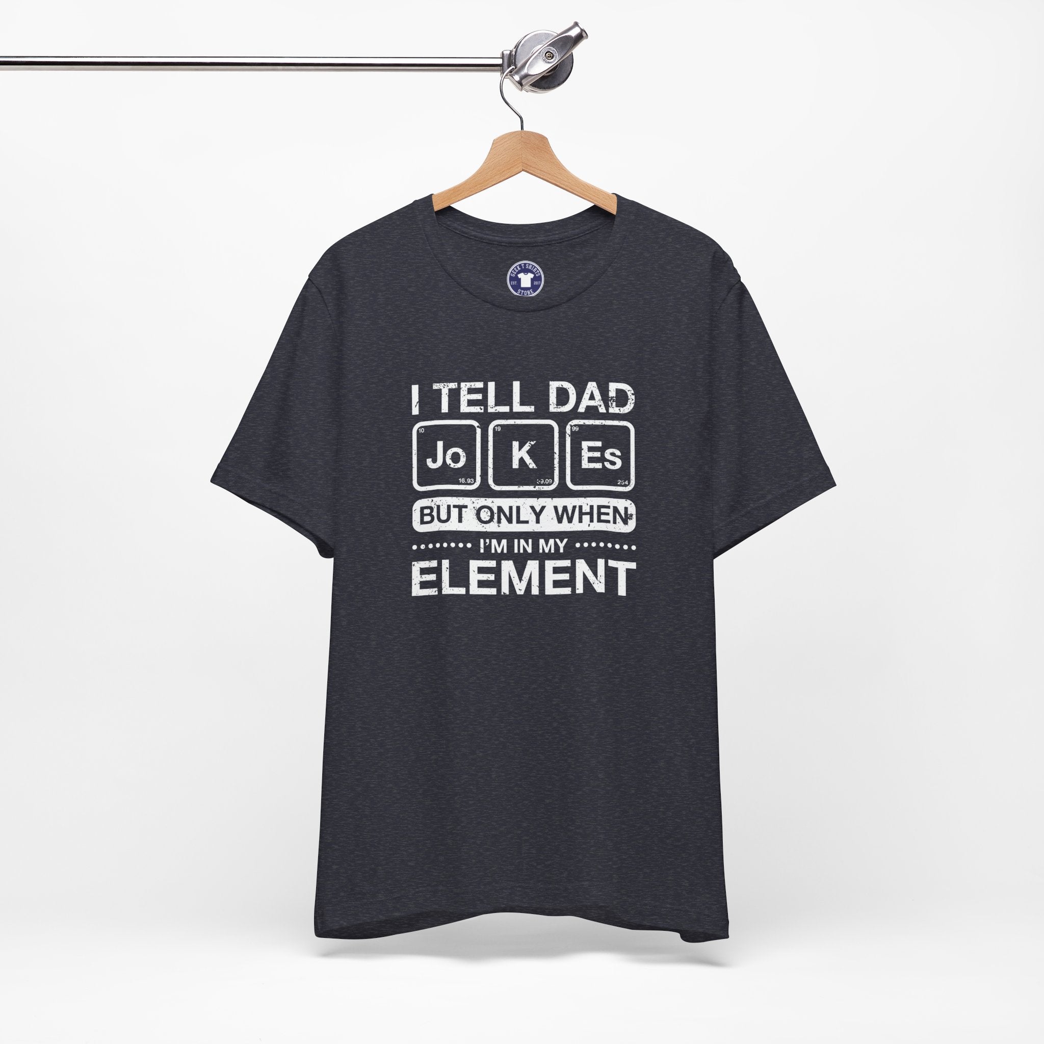 I Tell Dad Jokes - But Only When I'm In My Element - Premium Unisex Crewneck T-Shirt