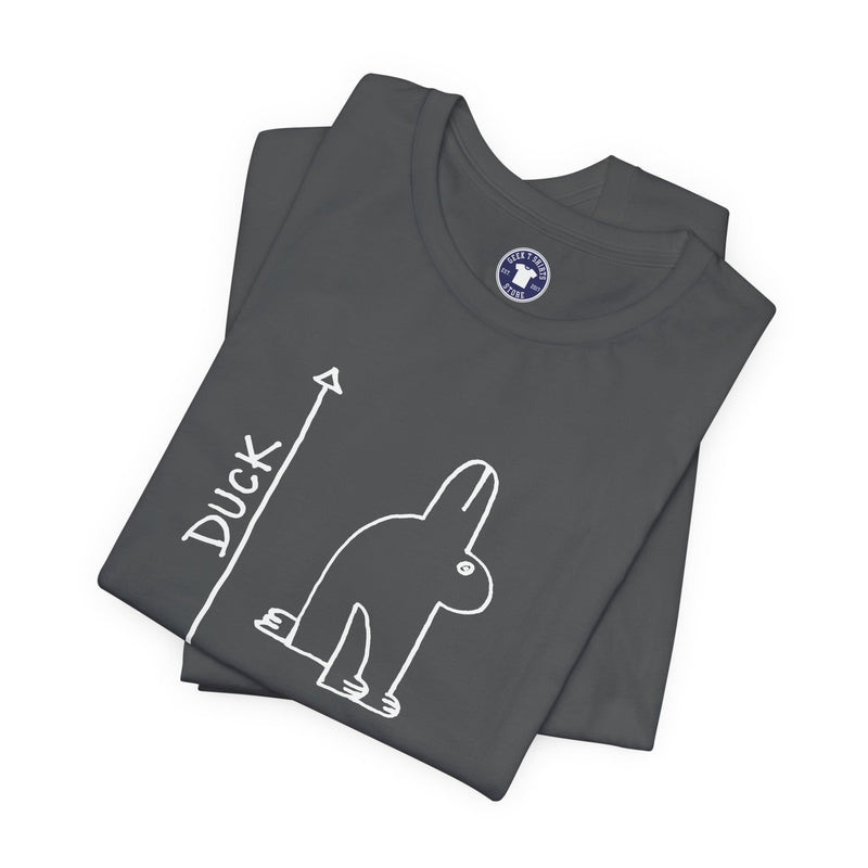 Rabbit-Duck Paradox - Premium Unisex Crewneck T-Shirt