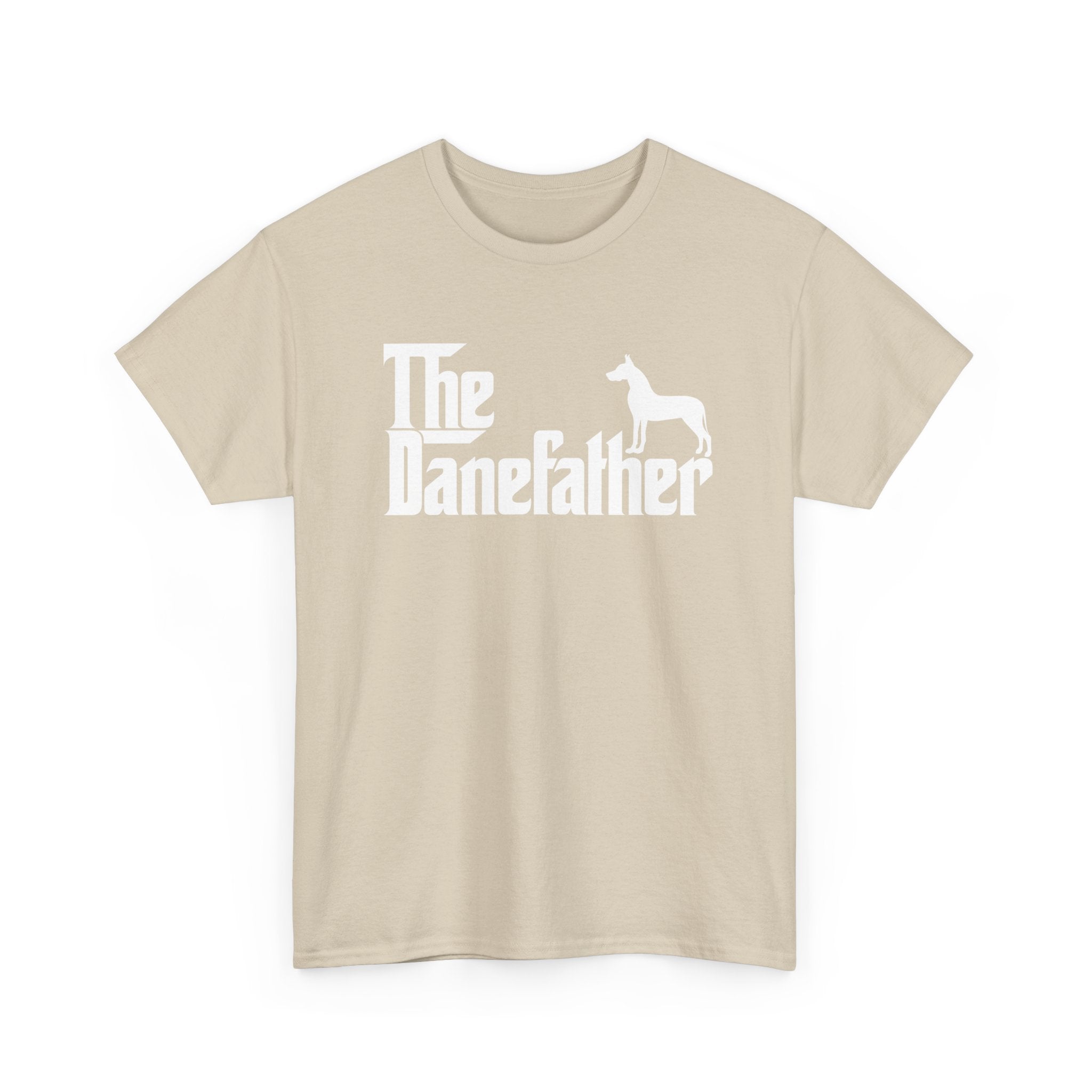 Funny Great Dane Shirt The Danefather Great Dane Dog Dad Gift - Unisex Regular Crewneck T-Shirt