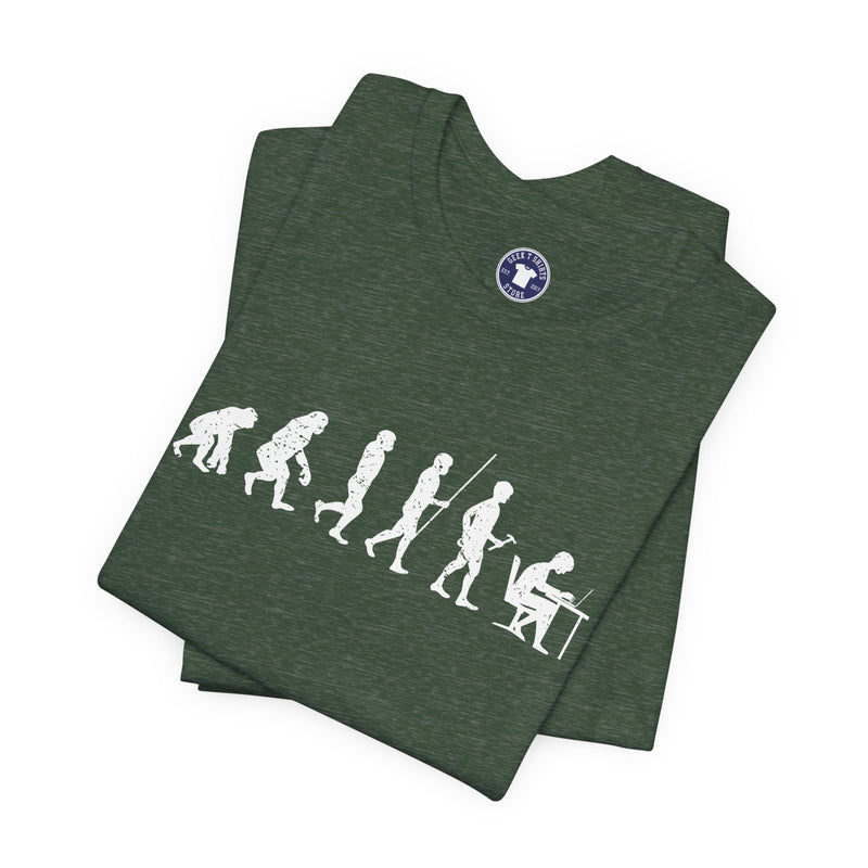 The Evolution To Coders - Premium Unisex Crewneck T-Shirt