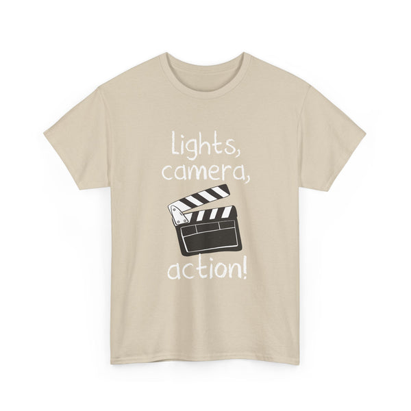 Lights Camera Action -  Unisex Regular Crewneck T-Shirt