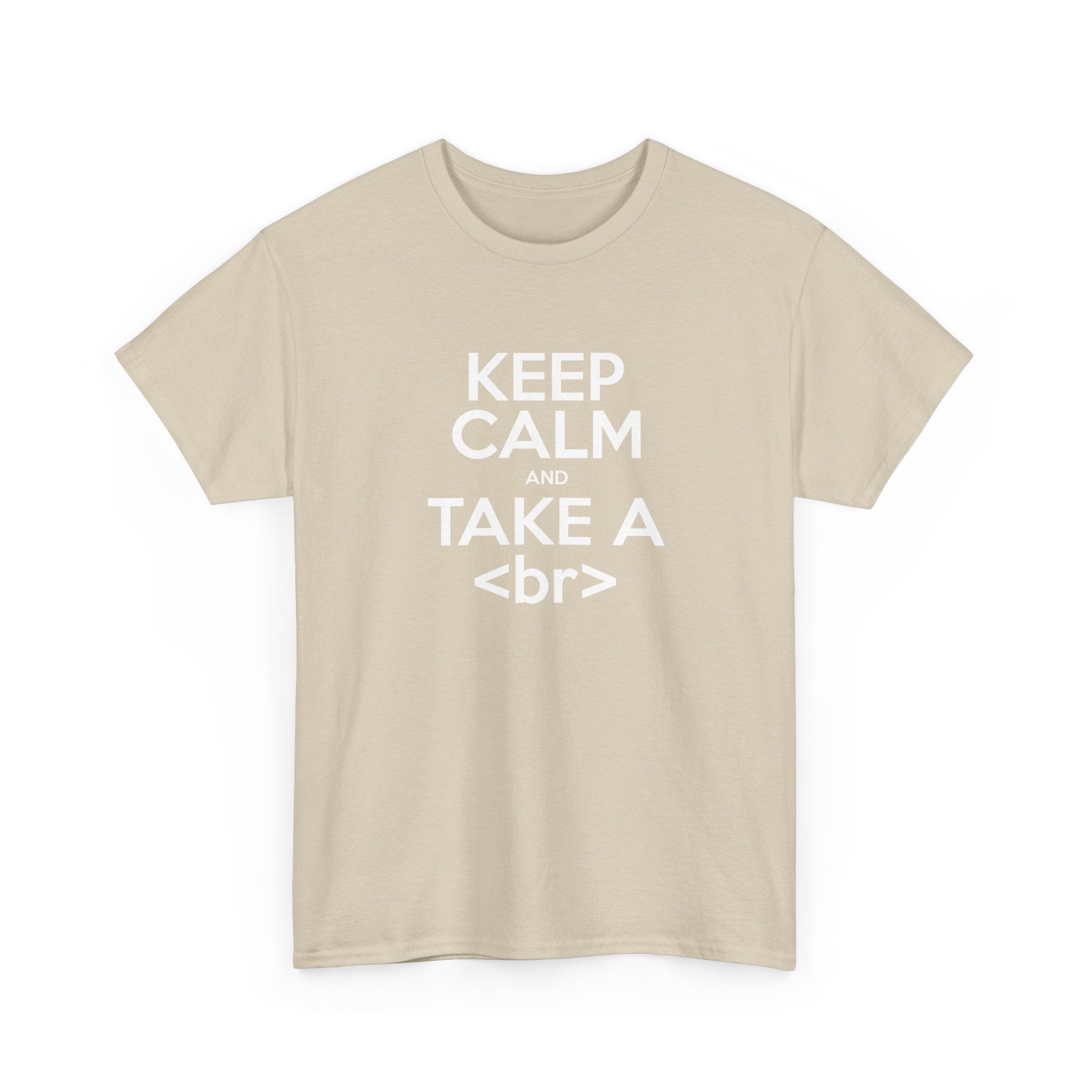 Keep Calm And Take A Break - Computer Shirt -  Unisex Crewneck T-Shirt