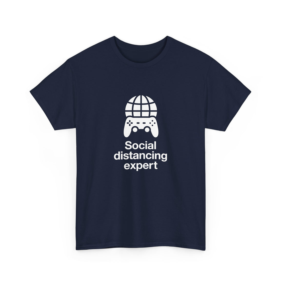 Social Distancing Expert - Regular Unisex Crewneck T-Shirt
