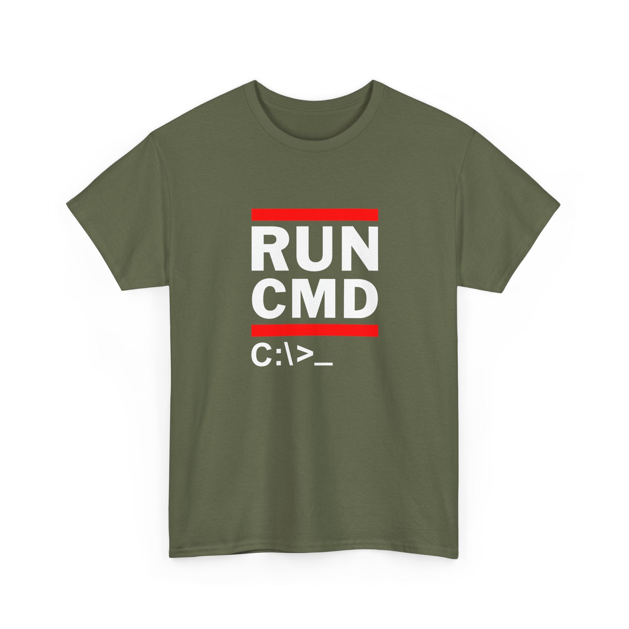 Run Cmd C - It Shirt - Funny Coder Shirt - Ms-Dos -  Unisex Crewneck T-Shirt
