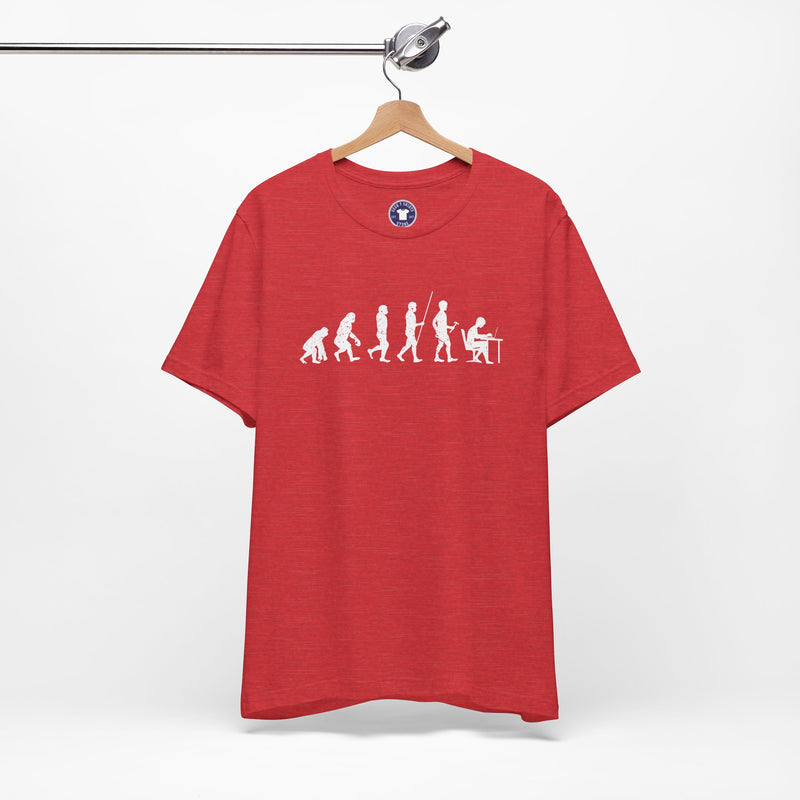 The Evolution To Coders - Premium Unisex Crewneck T-Shirt